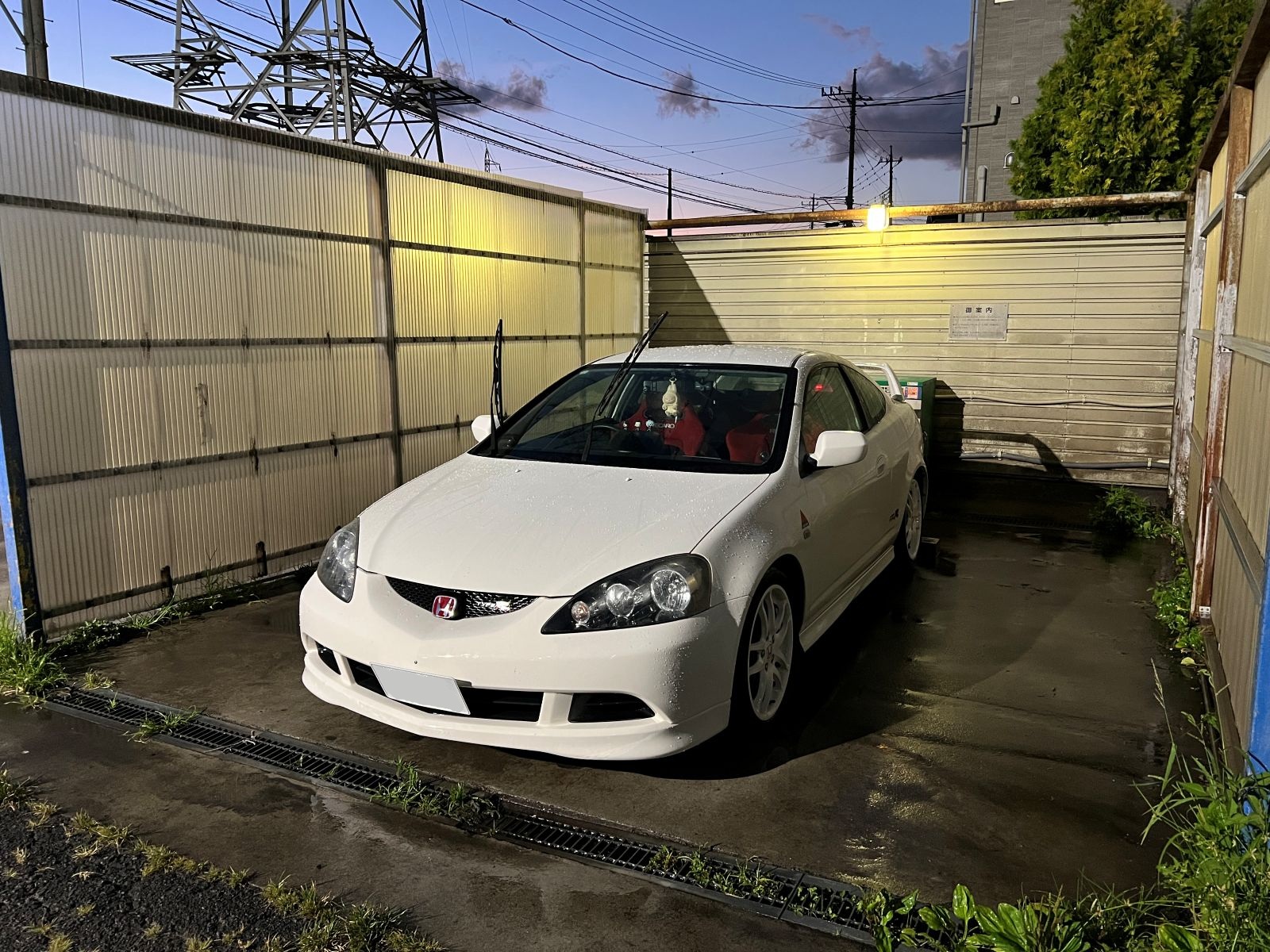 青森からの帰路中 群馬での洗車